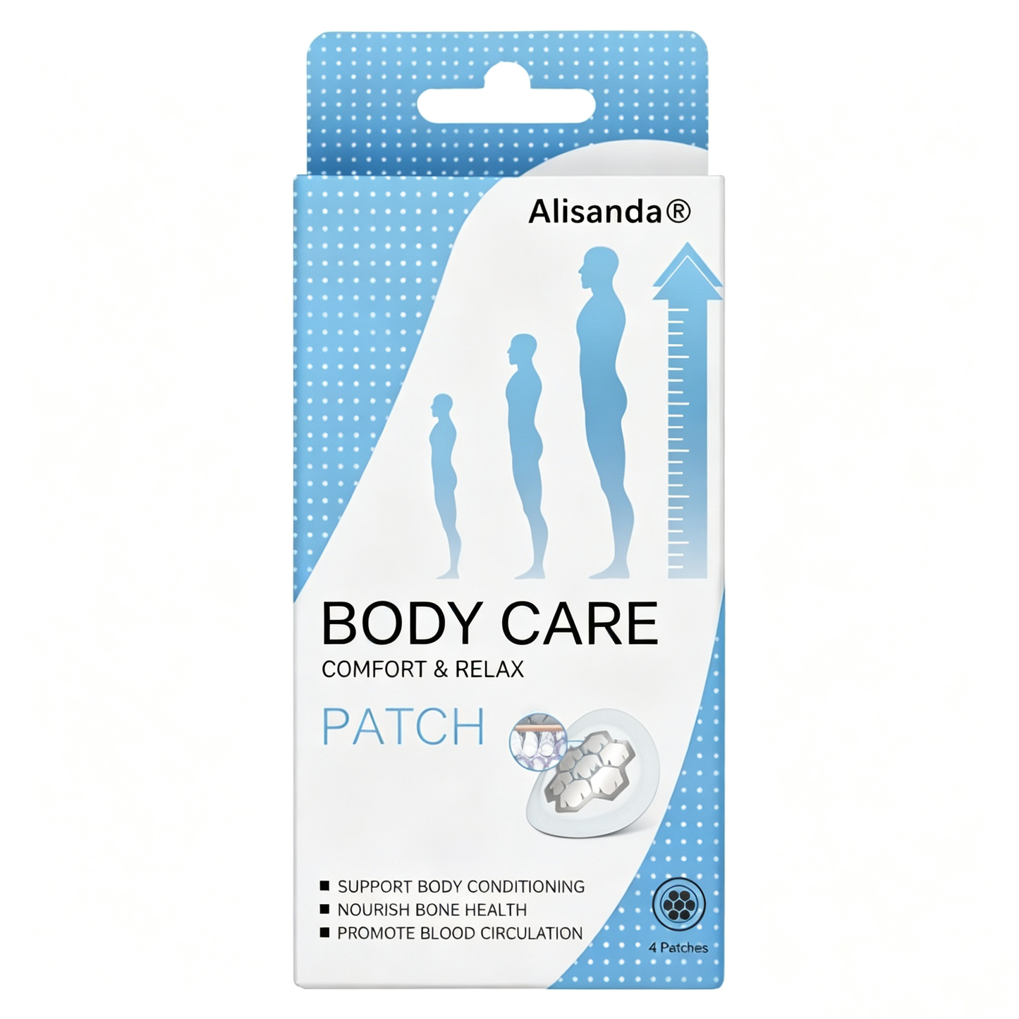 Acezozla®HeightBoost  MicroPin Growth & Stretch Patch