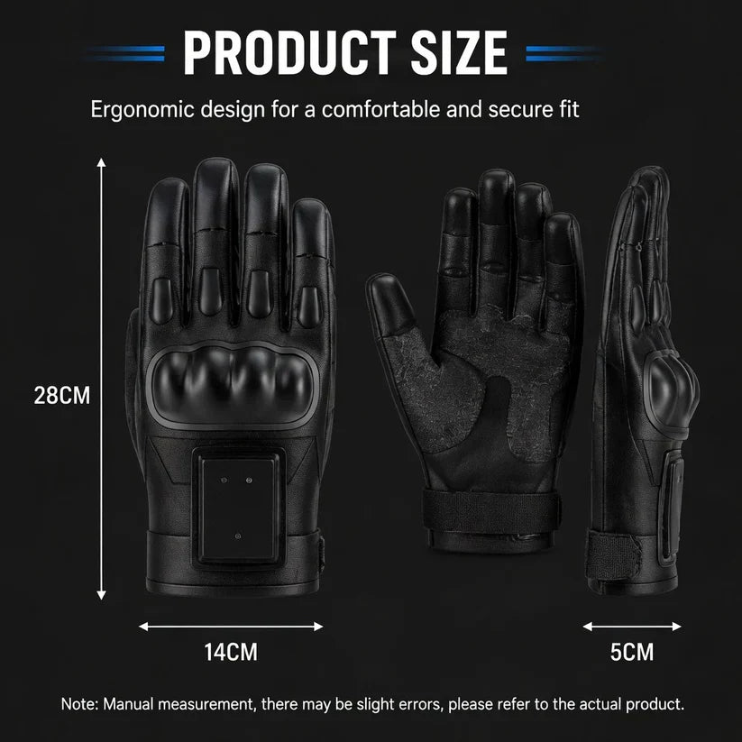 Tactical StunGuard Pro High‑Voltage Self‑Defense Glove One touch. Instant protection.